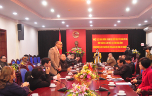 Đại sứ đặc mệnh toàn quyền Cu Ba tại Việt Nam phát biểu tại buổi tiếp.